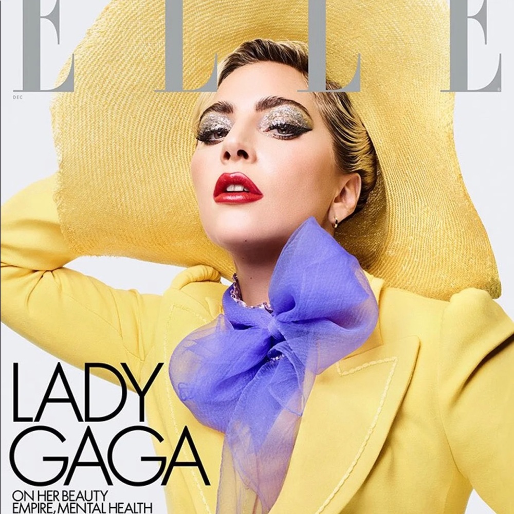 elle magazine lady gaga cover december 2019 issue
